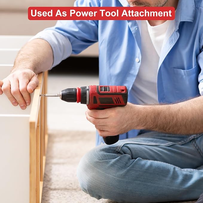 13-in-1 Multi Screw Driver, Adjustable Screwdriver Set Multitool | All in One with Torx Security, Phillips, Flat Head, Hex, Square, 1/4 Nut Driver, Outdoor, Daily Repair Kit, Portable Tools