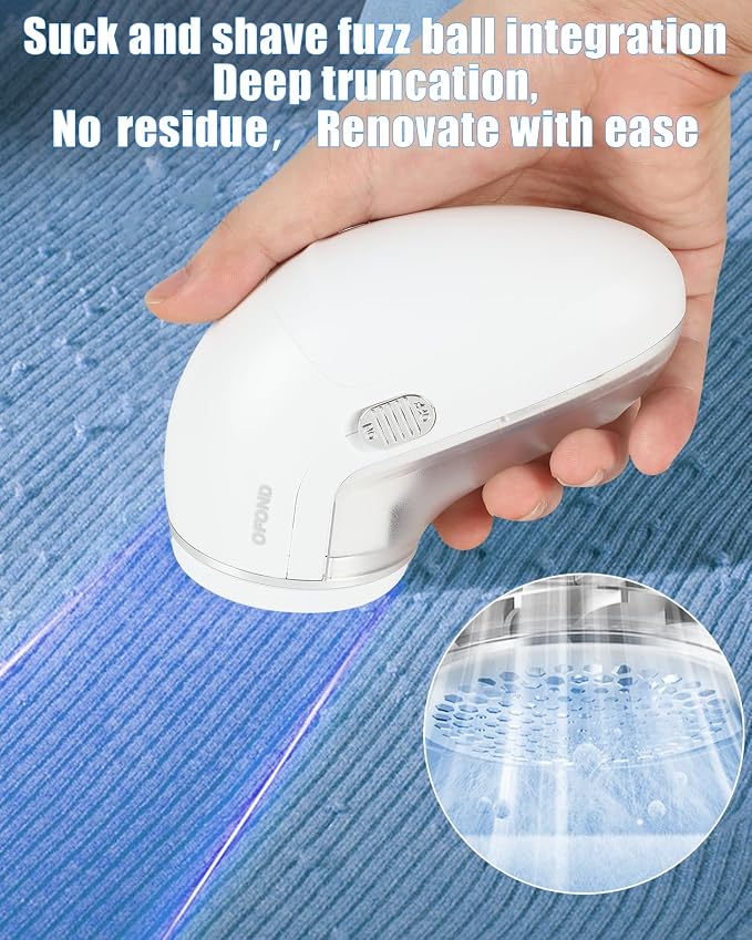 Lint Remover for Clothes,Fabric Shaver with Battery,Sweater Defuzzer | Quick and Easy Remove Pills,Lint Balls,Fuzz of Clothing Pants Socks Couch Pillows Blankets, Portable Lint Shaver