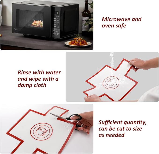 2pcs Reusable Loaf Pan Liners for Baking Bread 9x5" 9.5x5" or 1.5lb Loaf Pans,Silicone Bread Mat,Non-Stick, Easy to Clean (Economy)