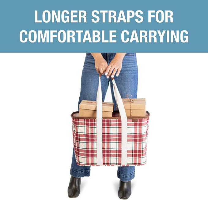 CleverMade LUXE Collapsible Tote Bag, 30L