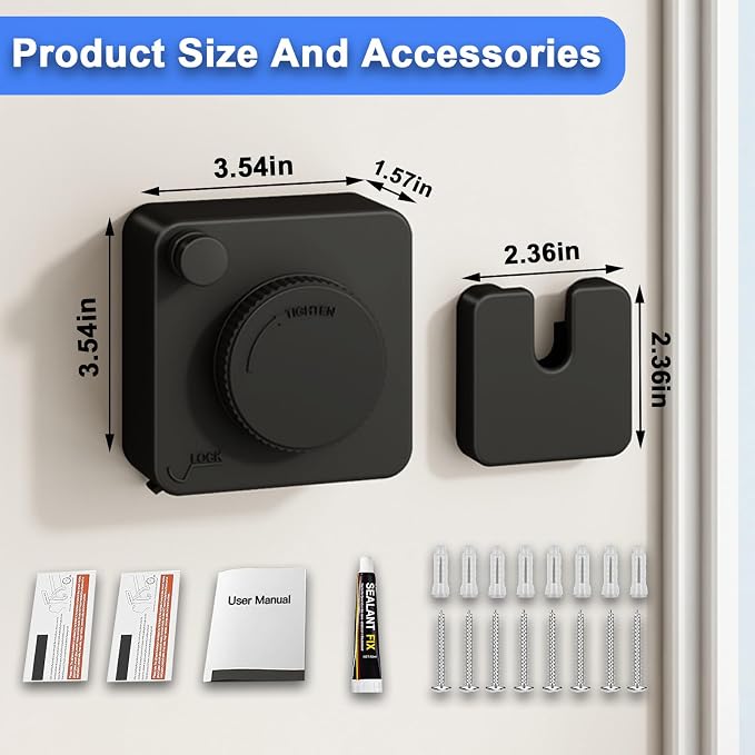 2 Pack Retractable Clothesline Indoor & Outdoor, 16.2Ft Non-Sagging (Black) | Stainless Steel Heavy Duty Design Laundry Wash Line with Wall Mounted, Space-Saving Drying Rack for Bathroom, Balcony