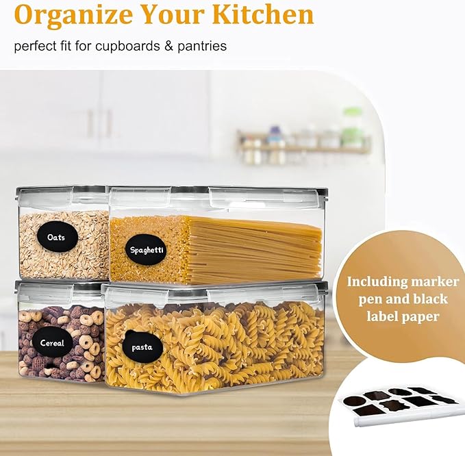 4 Pack Airtight Food Storage Containers