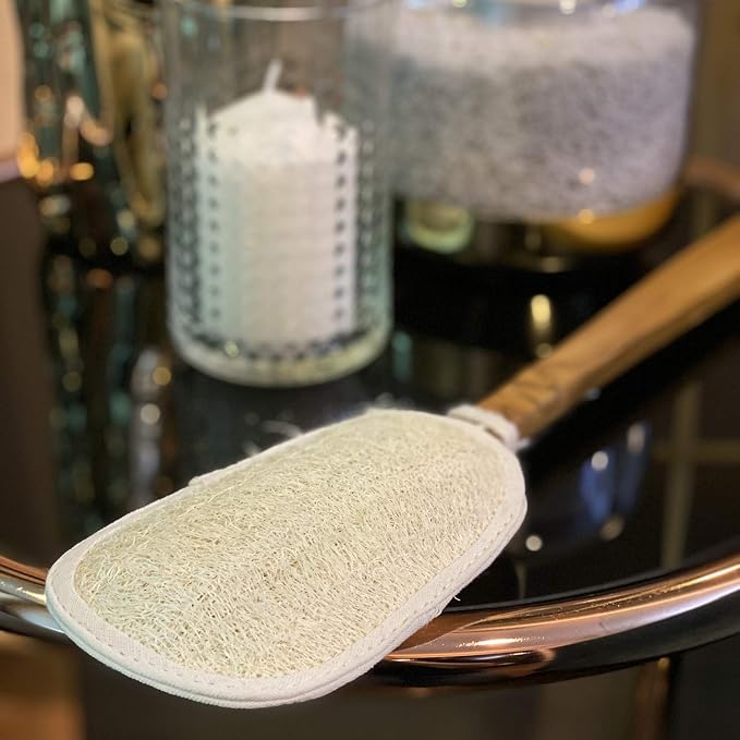 Loofah Sponge Refill for FAAY Back Scrubber on Stick, 3 Packs