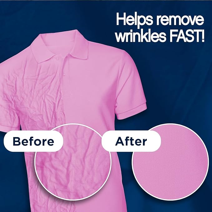 Downy Wrinkle Releaser Spray, All In One Formula, Removes Wrinkles, Static and Odor Eliminator, Crisp Linen Scent, 33.8 Fl Oz (Packaging May Vary),(Pack of 4)