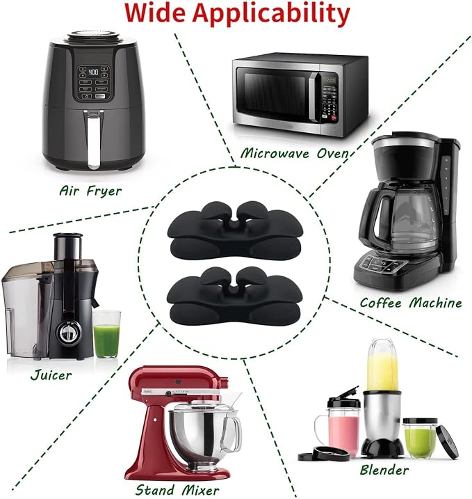 Mixer Slider Mat for Kitchen aid Stand Mixer With 2 Black Mixer Accessories,Kitchen aid Mixer Slider Mat Compatible with Kitchen 4.5-5 Qt Tilt-Head Stand Mixer