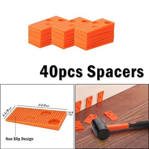 REXBETI Floor Gap Fixer Tool, Plank Gap Repair Kit, Heavy Duty Suction Cup | Laminate Flooring Tool. Fixer Laminate/Vinyl Flooring/Hardwood/LVP