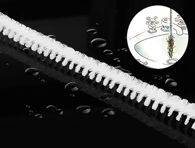 Alink Sink Drain Overflow Cleaning Brush, Household Sewer Hair Catcher