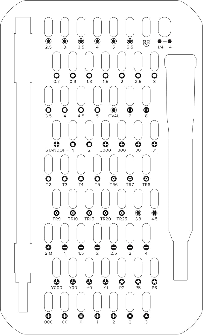 iFixit Mako Driver Kit - 64 Precision Bit Set for Electronics Repair