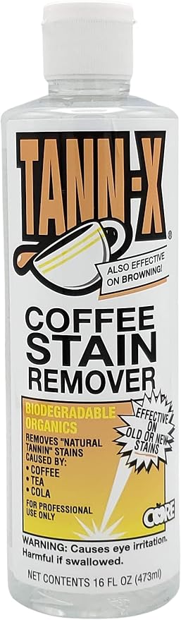 Tann-X Coffee Stain Remover for Carpet and Upholstery, 1 Pint, 1 Count