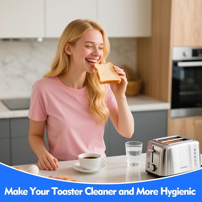Toaster Cleaning Brush Set,5 Pcs | Cleaner Supplies Tools kit for Toasters 2 Slice/ 4 Slice Accessories(Excluding Toaster)
