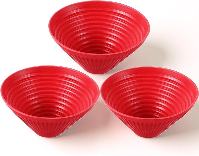 Sibba 3 PCS Rubber Jar Openers Non-Slip Jar Opener Gripper for Seniors with Arthritis Weak Hands Red Silicone Kitchen Lid Cap Opener Pads Multi-Function Coasters Heat Insulation Mats for Opening Jars