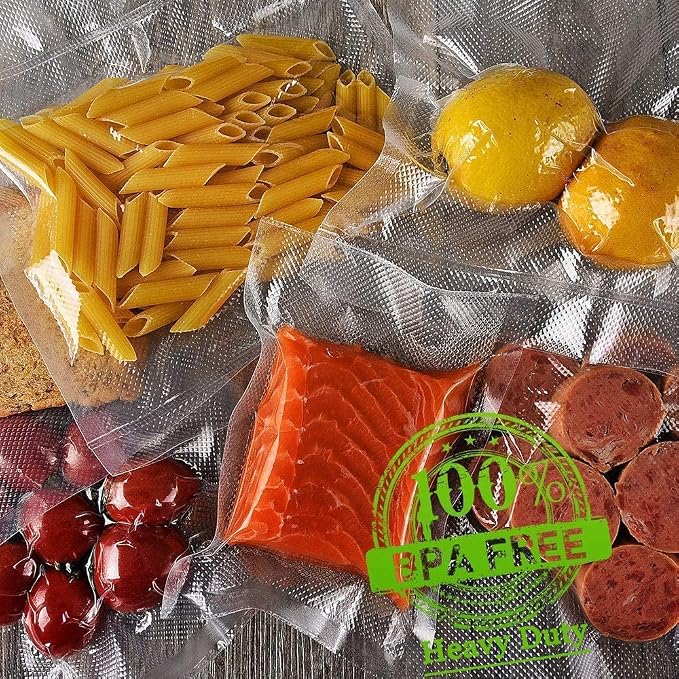 Vacuum Sealer Bags, 6 Rolls 11"x20', 120Feet | Commercial Grade, BPA Free, Customized Size, Sous Vide Cooking, Puncture Prevention, Kitchen Essentials, Kitchen Gadgets