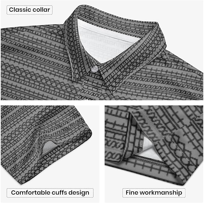 Polo Shirts for Men Moisture Wicking Mens Polo Shirts Patriotic Shirts for Men