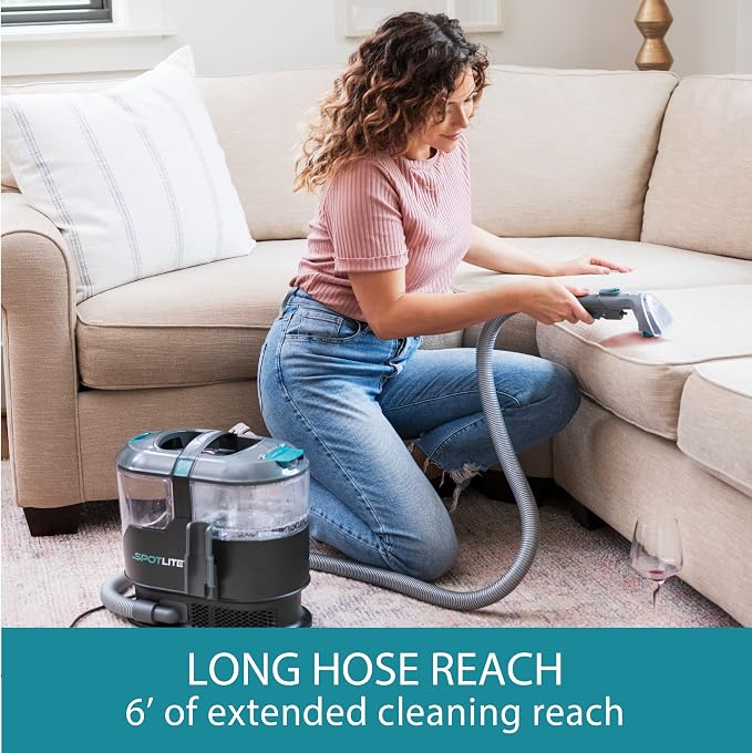 Kenmore KW2001 SpotLite Portable Carpet Spot Cleaner & Pet Stain Remover | 17Kpa Powerful Suction, Versatile Tools for Upholstery, Couches, Car, Auto Detailer