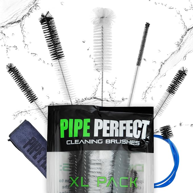 P.Perfect | XL Brush Pack | Large Heavy Duty Pipe Tube Cleaning Brush Kit, 6pcs