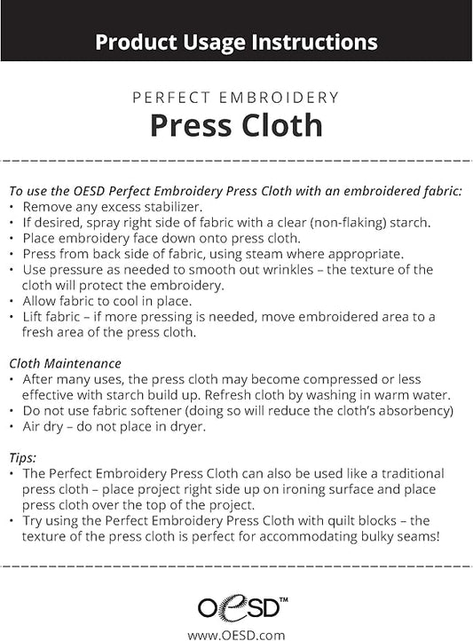 OESD Perfect Embroidery Press Cloth