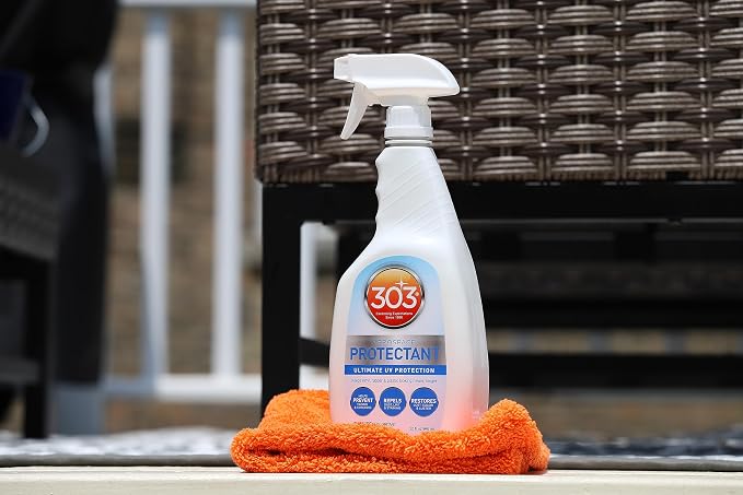 303 Aerospace Protectant for Vinyl, Plastic & Rubber, 32 oz 6-Pack | Provides UV protection while helping prevent fading, cracking, and discoloration.
