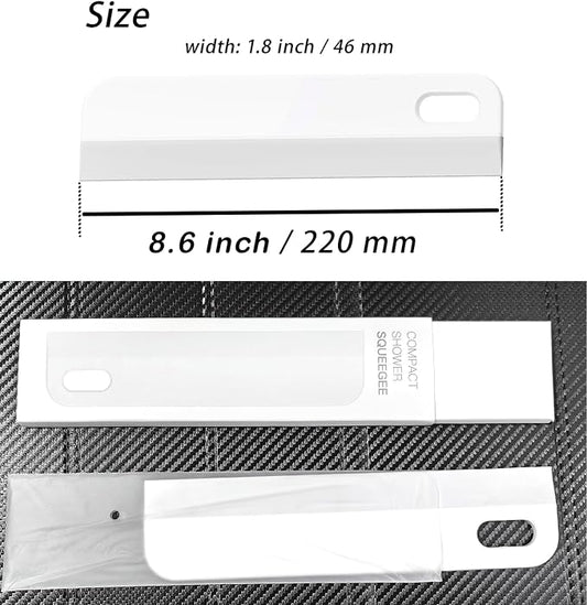 Mini Soft Rubber Window Squeegee Window Scrubber Scraper Glass Cleaning Squeegee Tool for Glass,Shower Door,Mirrors,Bathroom,Kitchen Countertops,Car Windshield