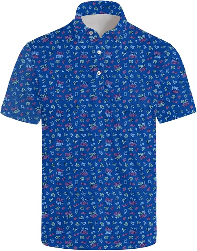 Polo Shirts for Men Moisture Wicking Mens Polo Shirts Patriotic Shirts for Men
