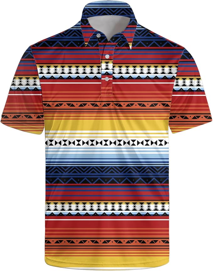 Polo Shirts for Men Moisture Wicking Mens Polo Shirts Patriotic Shirts for Men