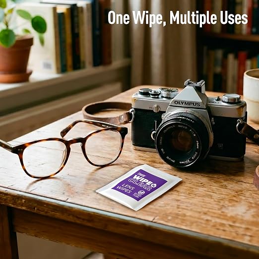 Flents Lens Wipes, Wipe 'N Clear, Pre-Moistened & Streak-Free, 150 Count | Safe for Glasses, Sunglasses, Gentle Cleaning, Clear Vision, Individually Wrapped for Travel & Convenience, Made in the USA
