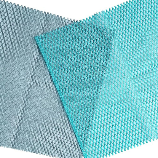 Net Scrubbers for Dishes/Innovative Mesh Dish Cloths for Washing Dishes, Quick Dry - No More Sponges with Smell / 11.5 by 11.5 inches/Advanced Raw Material-Polypropylene 100% (Mint5 Gray5)
