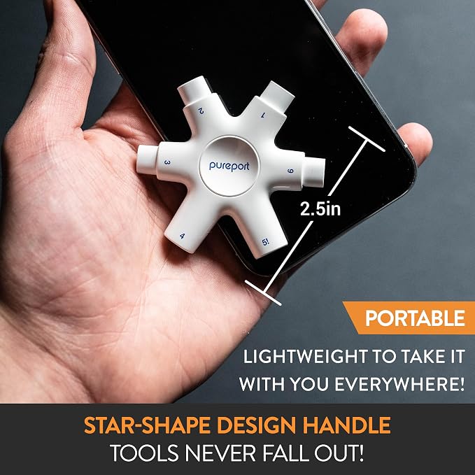 pureport Multi-Tool Port Repair and Clean Kit for iPhone and iPad (White) | Original Phone Cleaner Multi-Tool, Compatible with iPhone & iPad, Repair & Restore Charging Ports