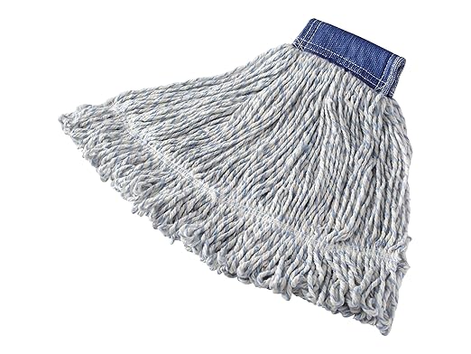 Rubbermaid Commercial Super Stitch Finish Mop, Medium, White