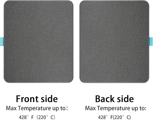 Heat Press Mat for Cricut Easypress: Ecraft (11 x 13 inch) Double-Sided Heating Ironing Mats for Craft Insulation Transfer HTV VinylHeat Press Machine,T Shirts