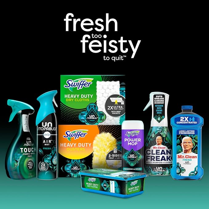 Swiffer Dusters Multi-Surface Heavy Duty Duster Refills,Unstopables Fresh Scent,11 Count (Pack of 3)