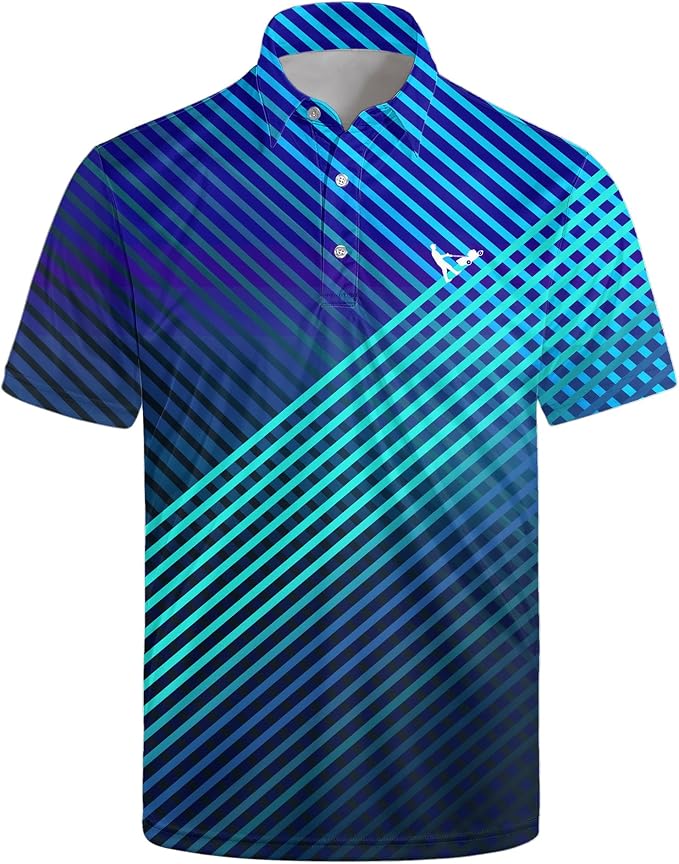 Polo Shirts for Men Moisture Wicking Mens Polo Shirts Patriotic Shirts for Men