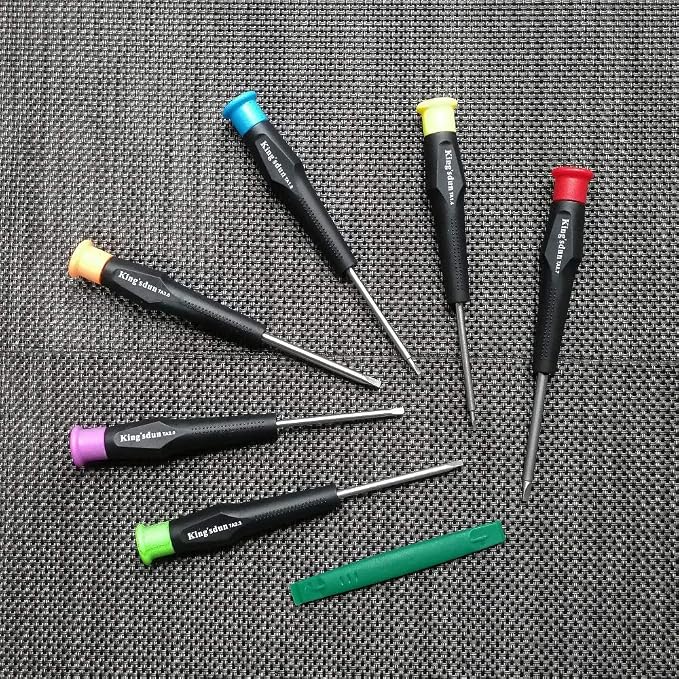 Full Triangle Head Screwdriver Set For Electronic Toys, 7-Piece Triangle Security Screws Driver Tool Kit For Thomas McDonald's Toy Series Repair Battery Disassemble - Toys Triangle Driver Set