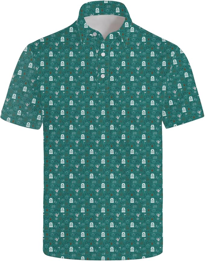 Polo Shirts for Men Moisture Wicking Mens Polo Shirts Patriotic Shirts for Men