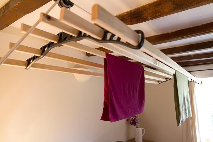 Sheila Maid Black 57' Extra Wide Clothes Drying Rack