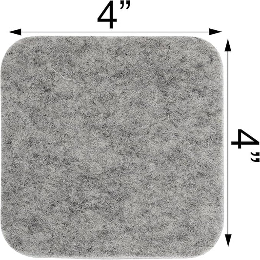 Wool Pressing Mat - Ironing Pad for Quilting & Sewing | Premium 100% New Zealand Felted Wool, by Sew Creative (4" x 4")