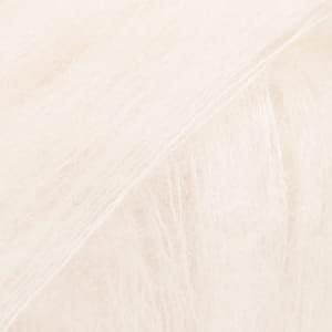 Mohair and Silk Yarn Drops Kid-Silk, 0 or Lace, 2 Ply, 0.9 oz 230 Yards per Ball (01 Off White)
