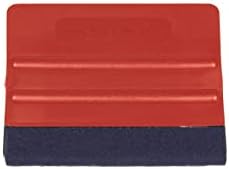 Avery Dennison Soft Felt Squeegee in Red - Vehicle Wrap Tools for Car Vinyl, Craft Films, Window Tinting and Decals Installation