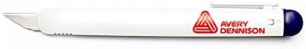 Avery Dennison Plastic Breakaway Knife in White - Car Wrap Safety Cutting Tool for Craft Vinyl, Protection Films, Decorative Stickers Applications