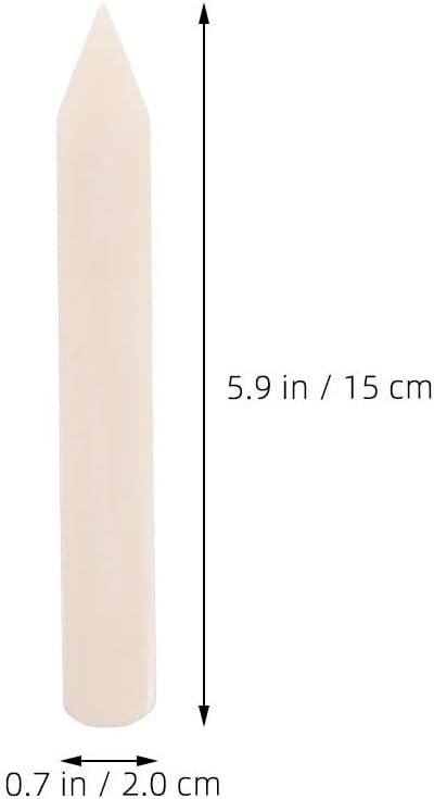Ox Bone Scraper for Clothes Stain Removal Laundry Spot Remover and Lint Brush 5.91In Durable Dry Cleaning Tool for Home Use