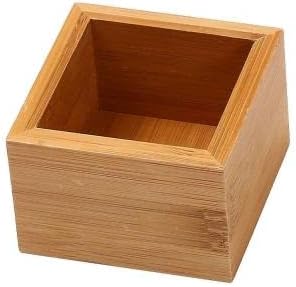 YBM Home Bamboo Drawer Organizer Storage Box for Kitchen Drawer, Junk Drawer, Office, Bedroom, Children Room, Craft, Sewing, and Bathroom, 6 Pack 3x3x2 inch