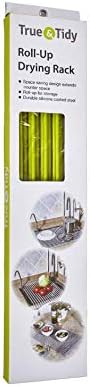 True & Tidy, Multi-Purpose Over the Sink Roll-Up Drying Rack, DR-881, Lime