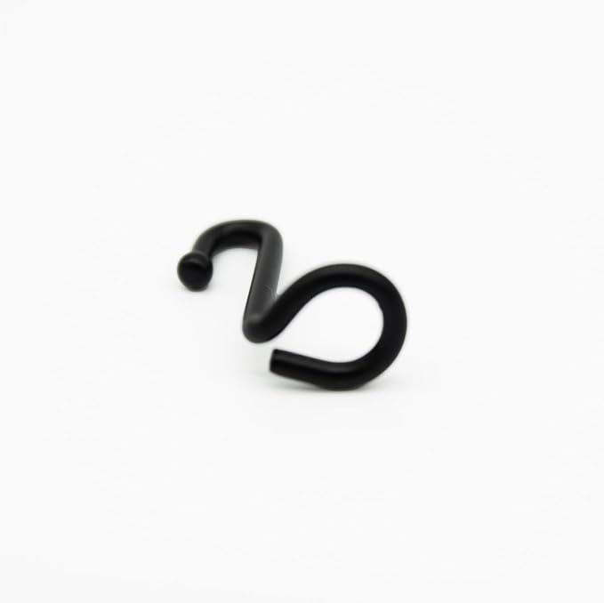 NAHANCO Metal Hanger Connectors, Black (Pack of 50)