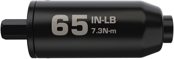 Fat Stix Individual Limiter 10-65 Inch-Pounds with Preset Torque, Accurately Tightens, Reversible, Compatible with Wheeler Fat Stix T-Handle Driver, for Gunsmithing, Reloading, and Torque Adjustment