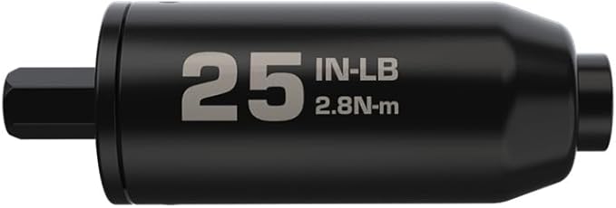 Fat Stix Individual Limiter 10-65 Inch-Pounds with Preset Torque, Accurately Tightens, Reversible, Compatible with Wheeler Fat Stix T-Handle Driver, for Gunsmithing, Reloading, and Torque Adjustment