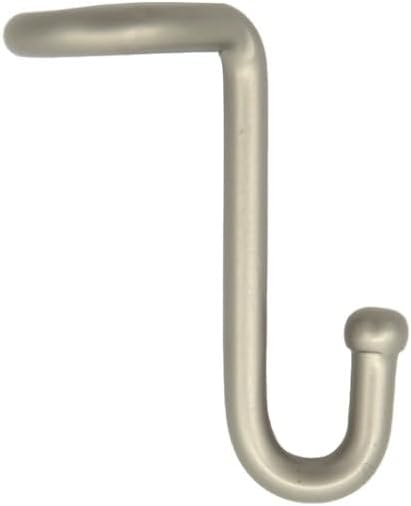 NAHANCO Metal Hanger Connectors, Brushed Chrome (Pack of 50)