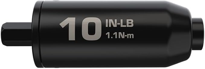 Fat Stix Individual Limiter 10-65 Inch-Pounds with Preset Torque, Accurately Tightens, Reversible, Compatible with Wheeler Fat Stix T-Handle Driver, for Gunsmithing, Reloading, and Torque Adjustment