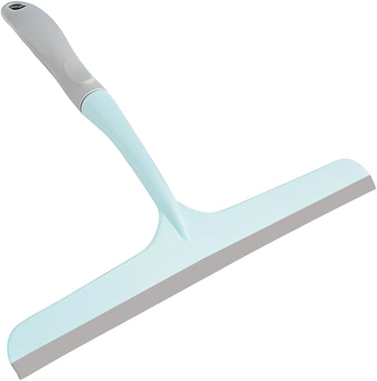Silicone Squeegee for Shower,Window,and Mirror-Flexible Household Cleaning Tool for Glass,Tiles,and Countertops (Green)