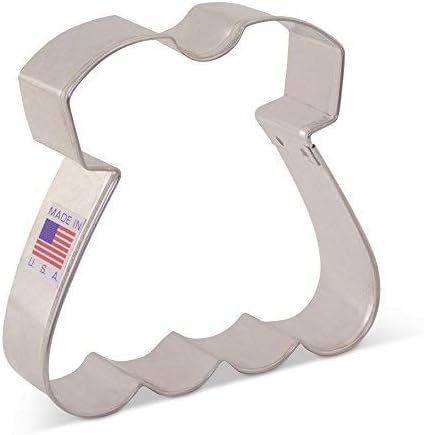 Ann Clark Baby Dress Cookie Cutter, 3-1/2" Made in USA