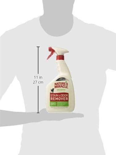 Nature’s Miracle Stain and Odor Remover Dog, 32 Ounces, Everyday Mess Enzymatic Odor Control Formula (Pack of 2)