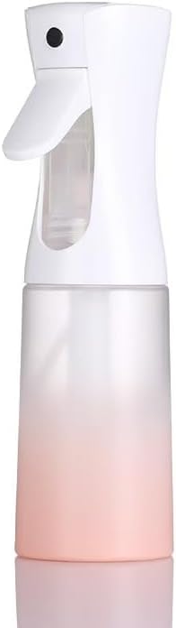 ZALUJMUS Ultra Fine Mist Spray Bottle, 50ml Continuous Sprayer, Plastic Reusable Container for Hair, Travel Size, Hand Wash Care, Sport Theme (Gradient Pink)